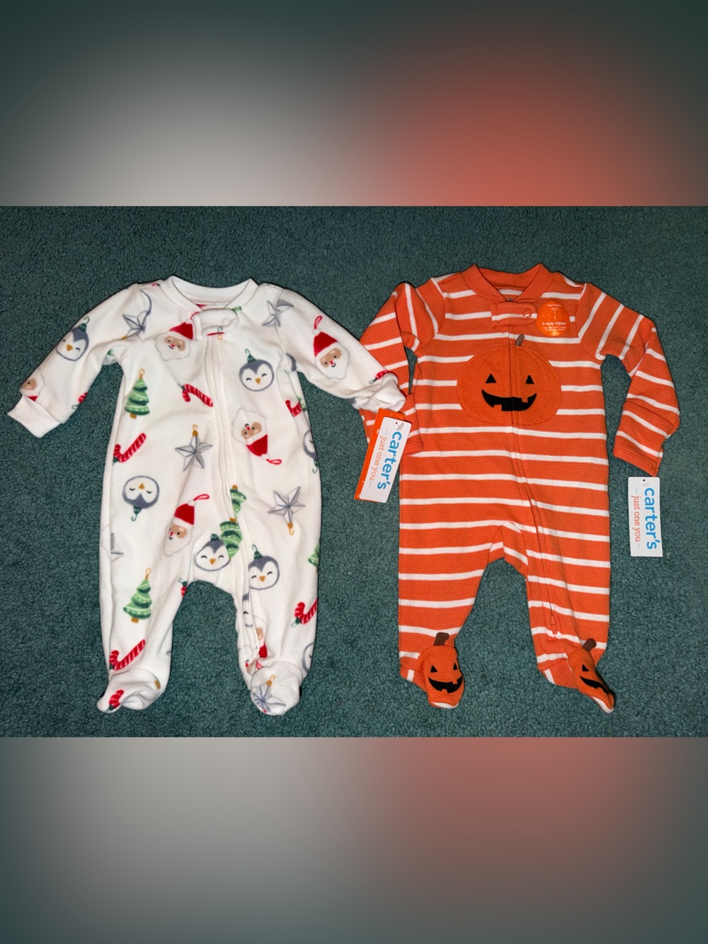 Carter's Newborn Halloween and Christmas Sleepers!